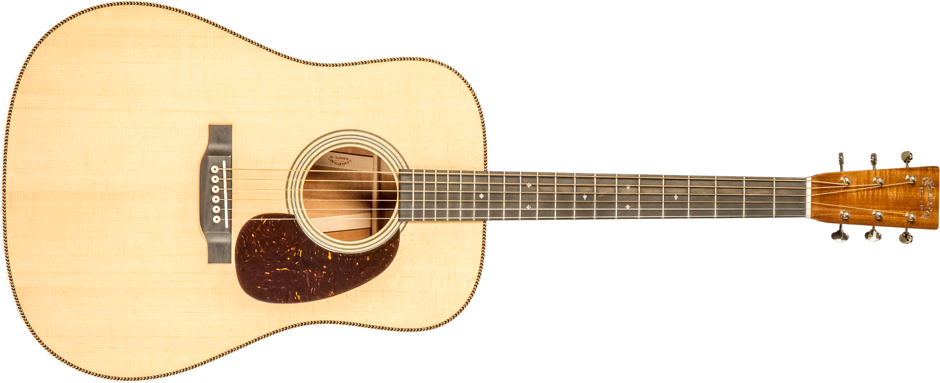 Martin Custom Shop Super D Dreadnought Epicea Sitka Vts Koa Eb #2720448 - Natural - Folk guitar - Main picture