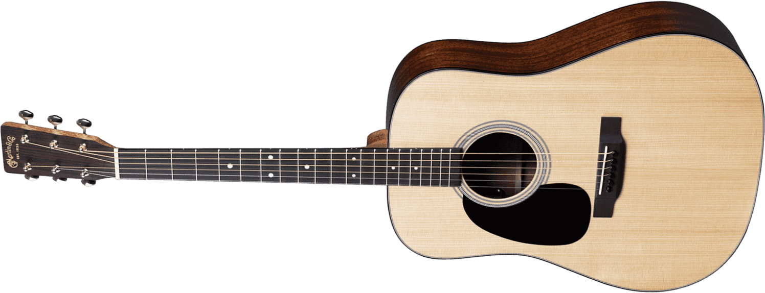 Martin D-12e Lh Road Dreadnought Gaucher  Epicea Sapele Ric +housse - Natural - Electro acoustic guitar - Main picture