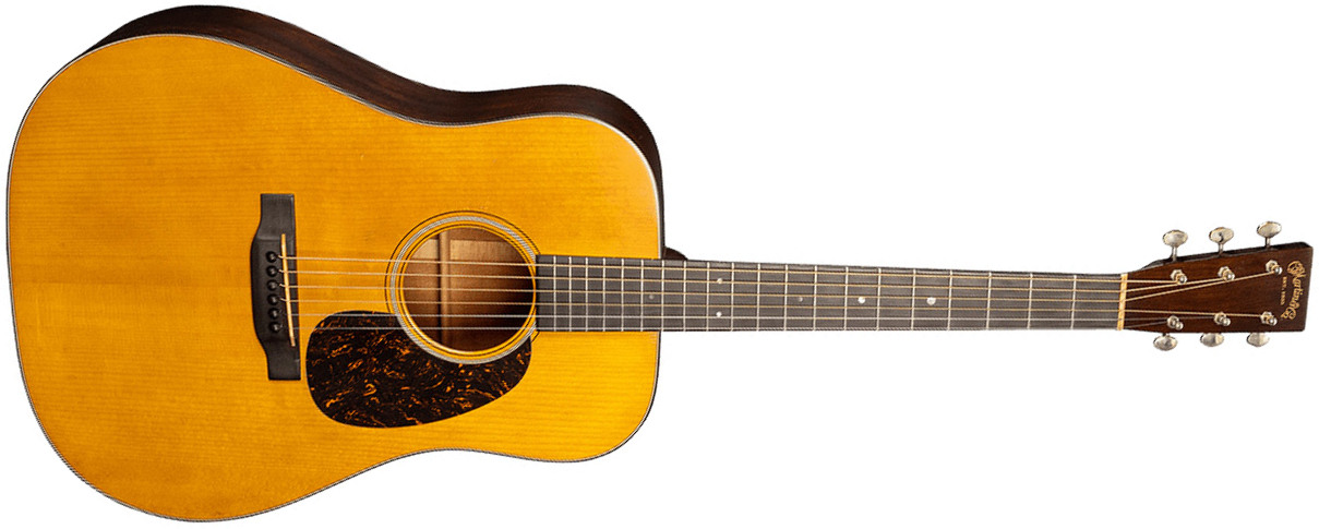 Martin D-18 Authentic 1937 Dreadnought Epicea Acajou Eb - Natural Vintage Gloss Aged - Acoustic guitar & electro - Main picture