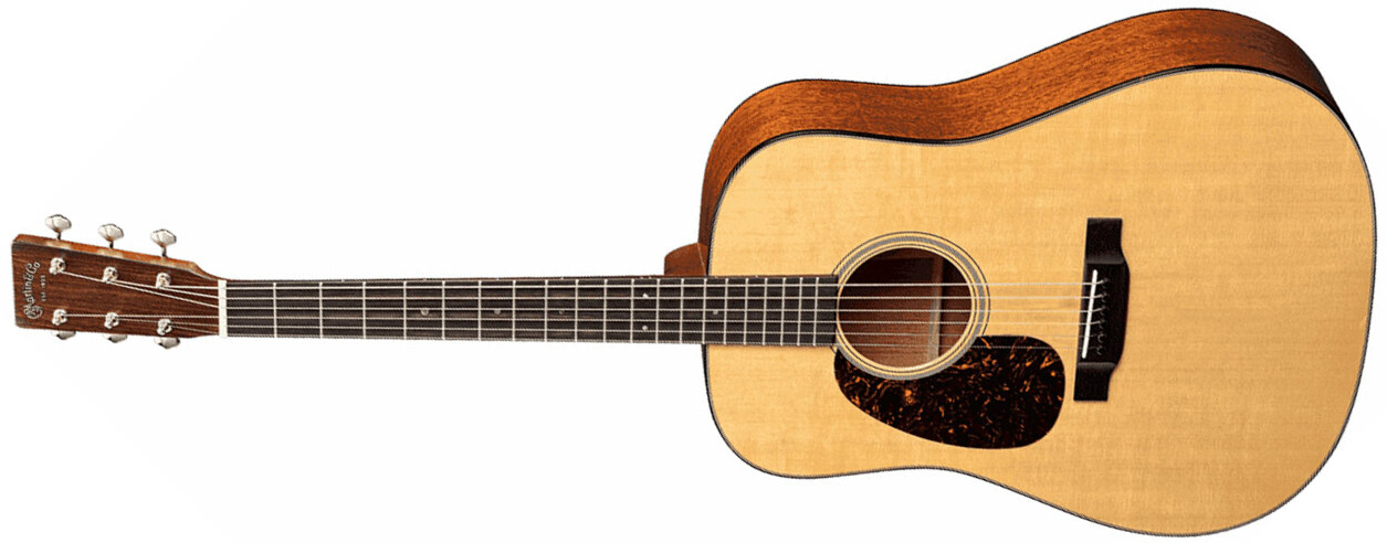 Martin D-18 Lh Gaucher Standard Dreadnought Epicea Acajou - Natural - Acoustic guitar & electro - Main picture