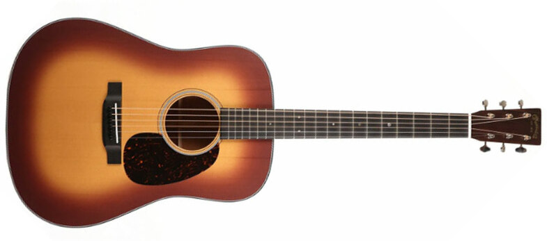 Martin D-18 Standard Dreadnought Epicea Acajou Eb - Satin Amberburst - Acoustic guitar & electro - Main picture