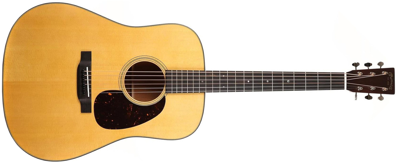 Martin D-18 Standard Dreadnought Epicea Acajou Eb - Satin Natural - Acoustic guitar & electro - Main picture