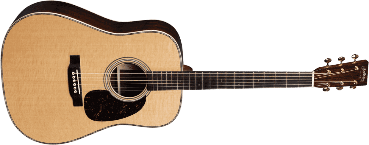 Martin D-28 Modern Deluxe Dreadnought Epicea Palissandre Eb - Natural - Acoustic guitar & electro - Main picture