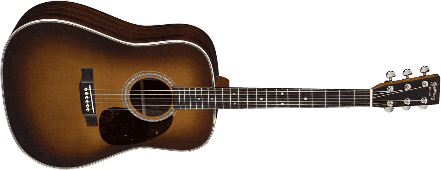 Martin D-28 Standard Re-imagined Dreadnought Epicea Palissandre Eb - Ambertone Aging Toner - Acoustic guitar & electro - Main picture