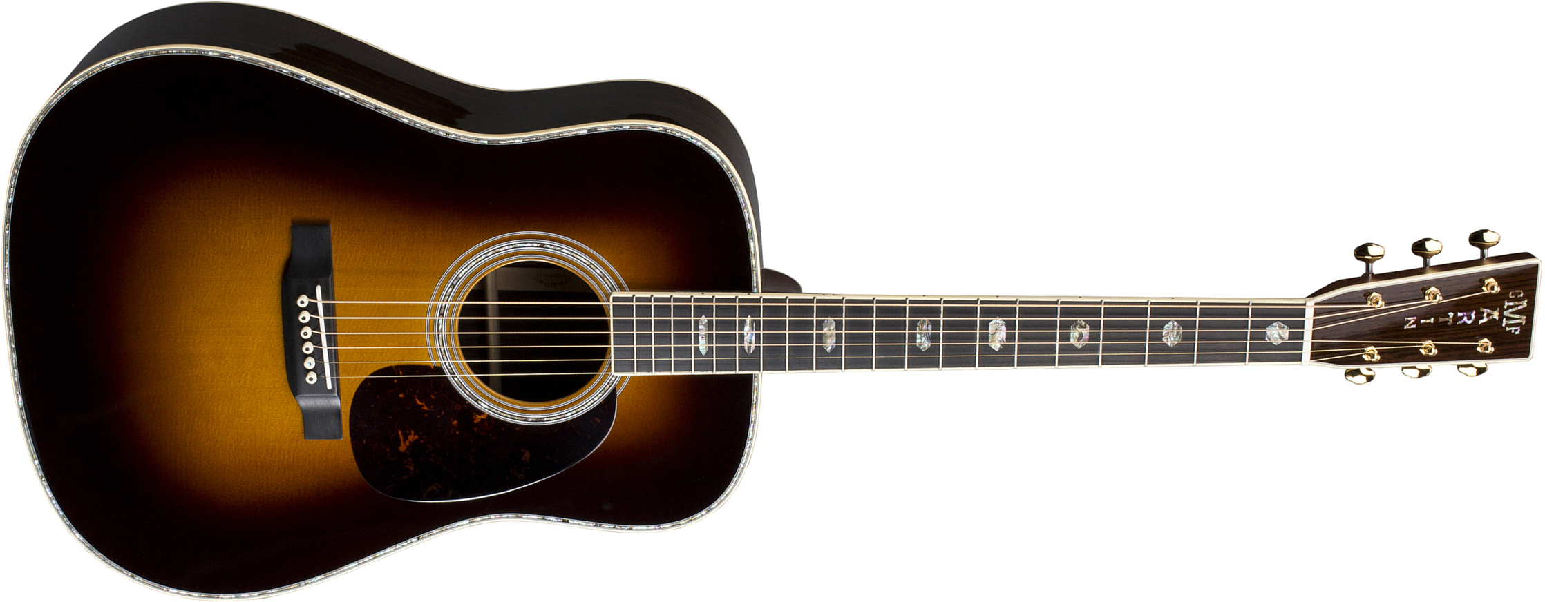 Martin D-41 Standard Re-imagined Dreadnought Epicea Palissandre - Sunburst - Acoustic guitar & electro - Main picture