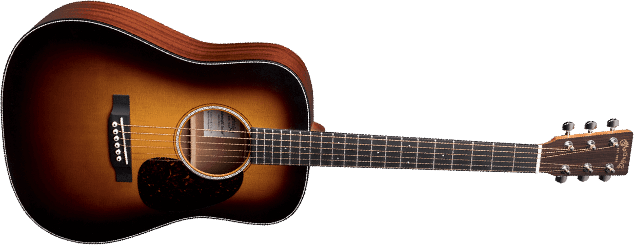 D JR. Dreadnought Junior 3 4 sunburst Acoustic guitar electro