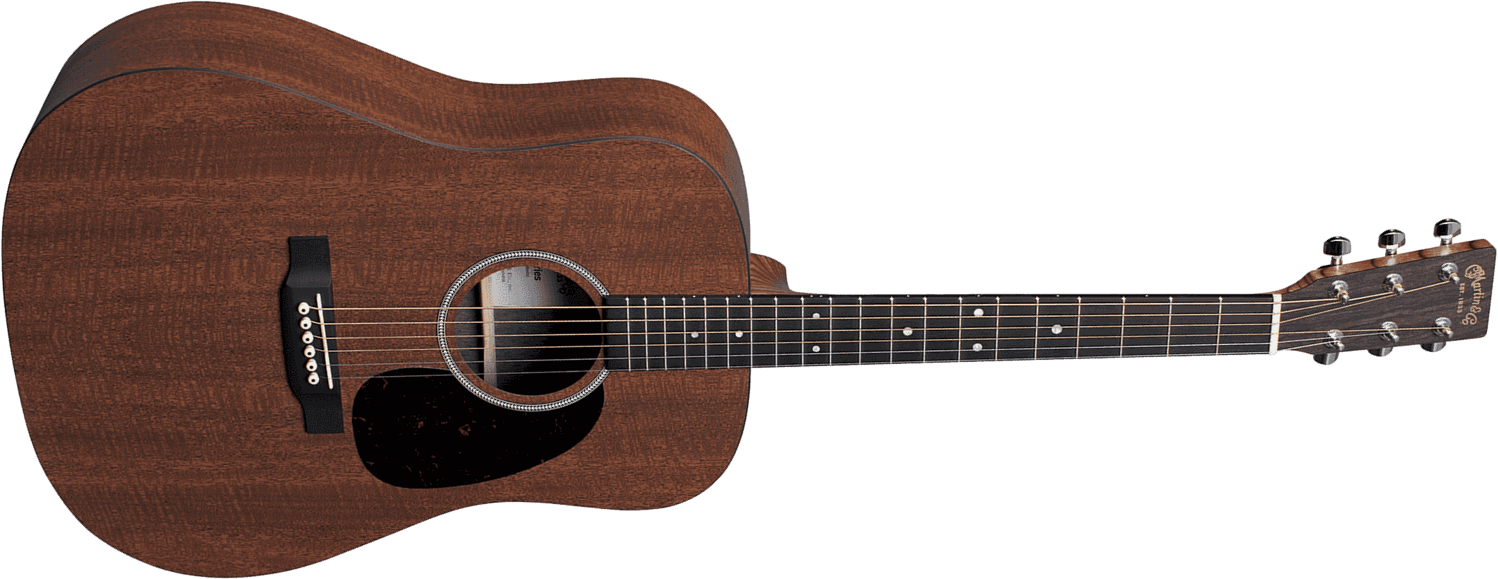 Martin D-x1e Dreadnought Hpl Acajou Ric +housse - Naturel - Acoustic guitar & electro - Main picture