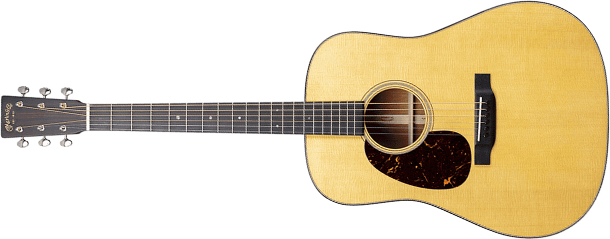 Martin D18 Lh Standard Golden Era Dreadnought Gaucher Epicea Acajou Eb - Gloss Natural - Folk guitar - Main picture