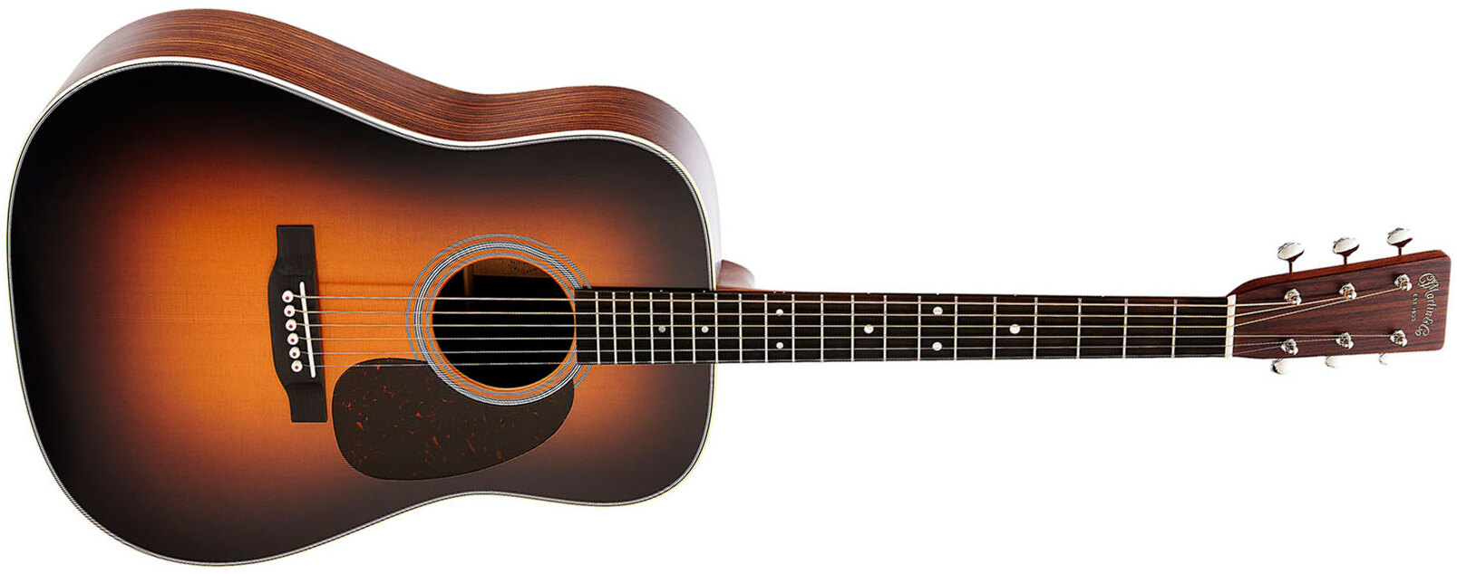 Martin D28 Standard Golden Era Epicea Palissandre Eb - 1935 Sunburst Satin - Folk guitar - Main picture