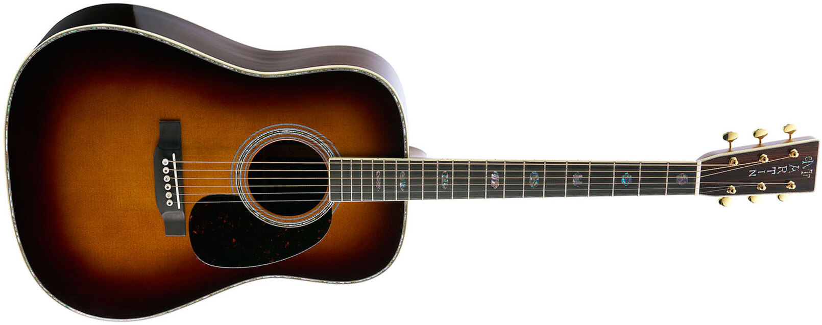 Martin D41 Standard Golden Era Dreadnought Epicea Palissandre Eb - 1935 Sunburst Gloss - Folk guitar - Main picture