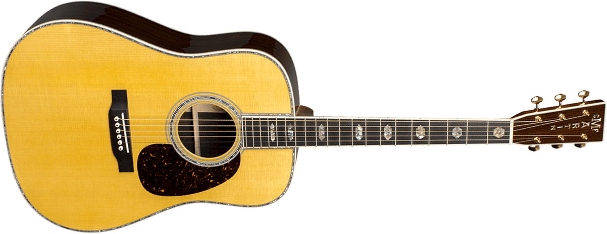 Martin D45 Standard Golden Era Dreadnought Epicea Palissandre Eb - Natural Gloss - Folk guitar - Main picture