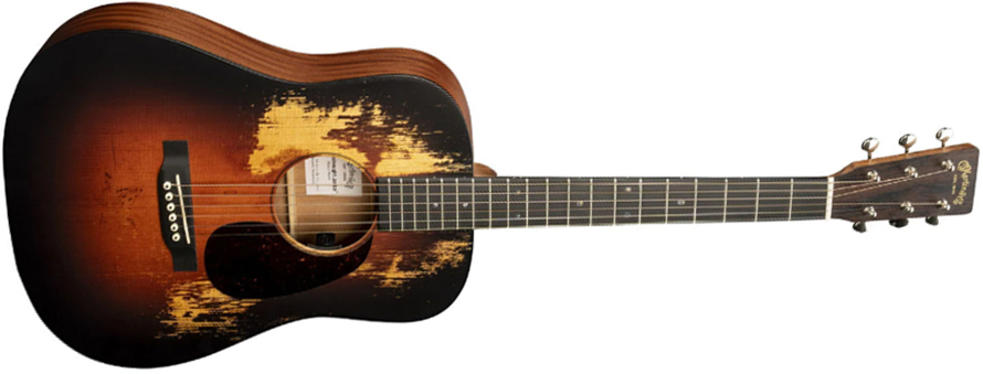 Martin Djre Junior Streetlegend Dreadnought 15/16 Epicea Sapele Ric - Burst Satin - Folk guitar - Main picture