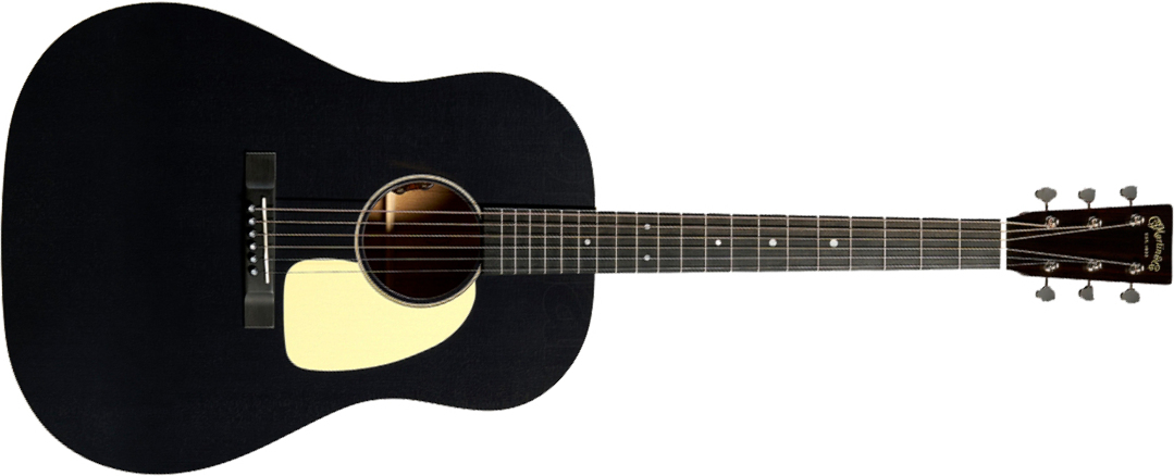 Martin Dss16e Dreadnought Epicea Acajou Eb - Black Smoke - Folk guitar - Main picture