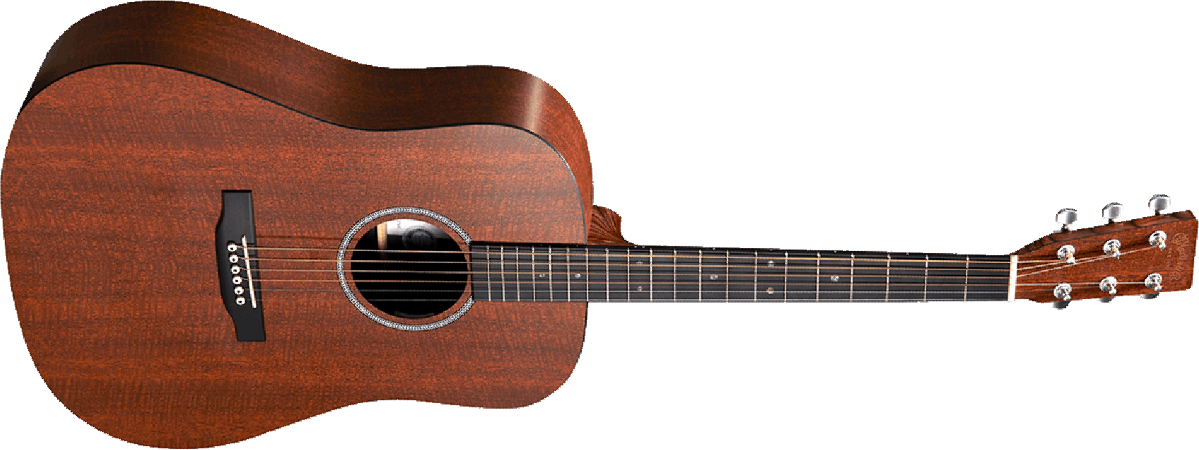 Martin Dx1e Dreadnought Electro Tout Acajou Ric - Natural - Electro acoustic guitar - Main picture