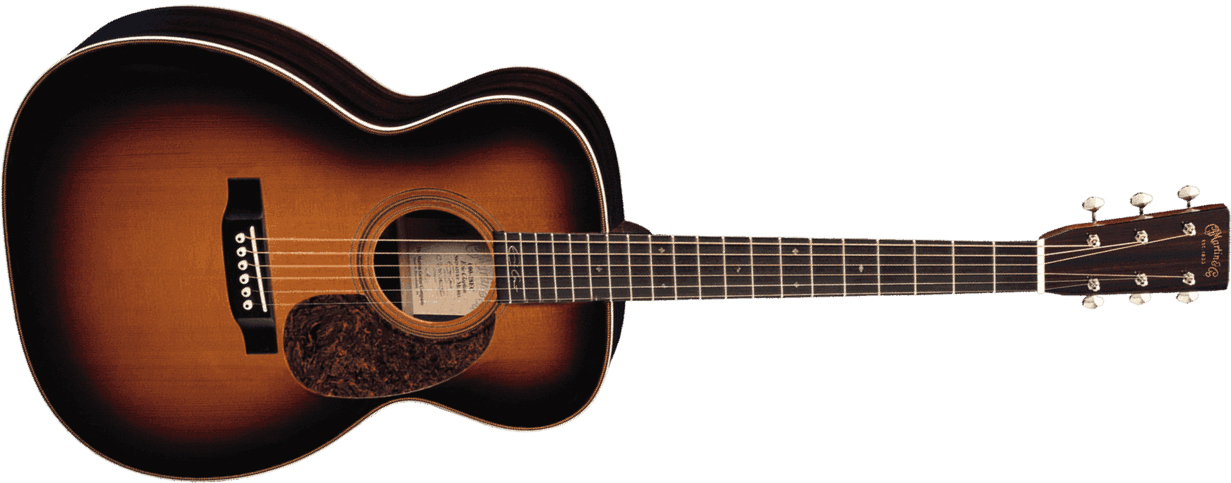 Martin Eric Clapton 000-28ec Custom Signature Auditorium Epicea Palissandre Eb - 1935 Sunburst - Electro acoustic guitar - Main picture