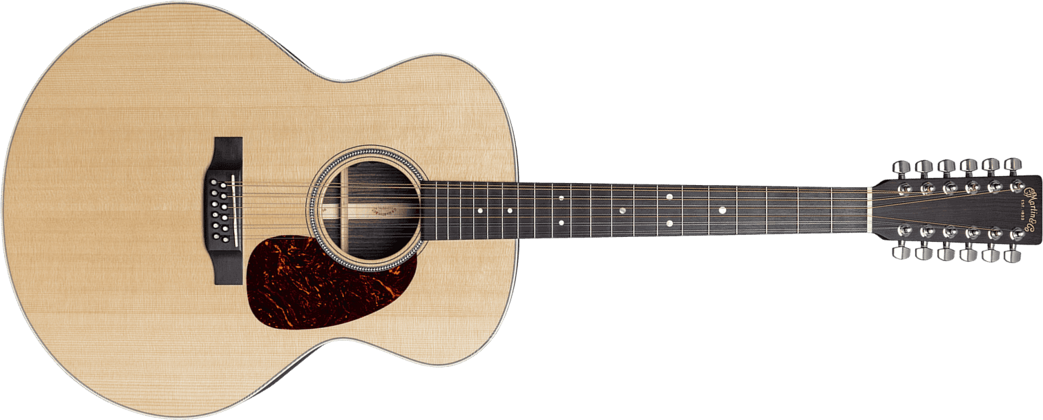 Martin Gj16e12 Electro Jumbo 12c Epicea Palissandre - Natural - Electro acoustic guitar - Main picture