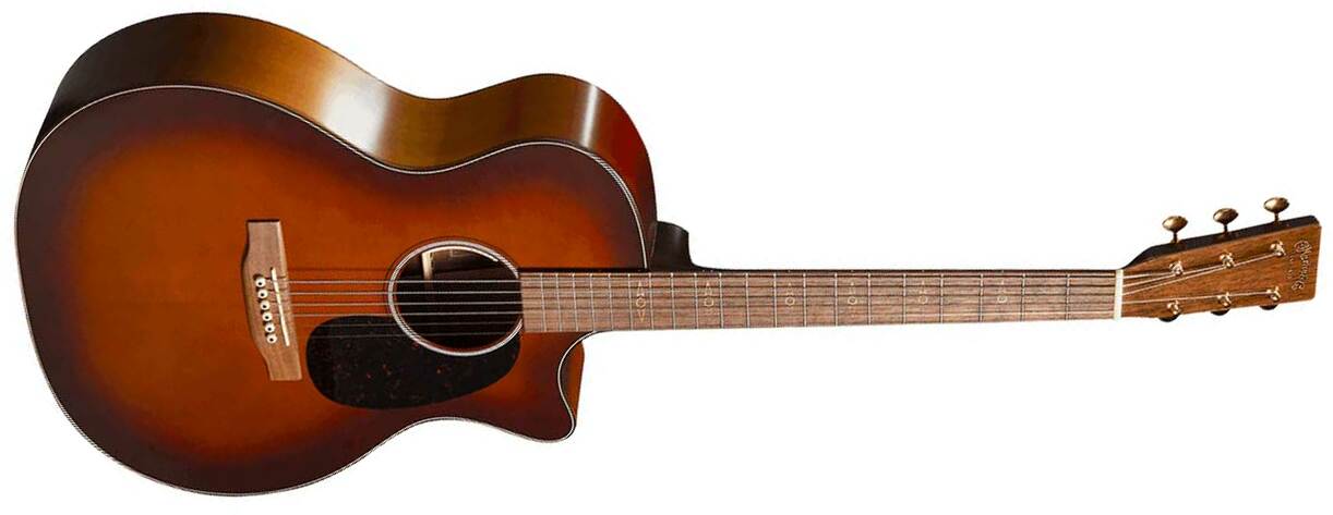 Martin Gpce Inception Maple Grand Performance Cw Epicea Erable Wal - Satin Amber Fade Sunburst - Folk guitar - Main picture