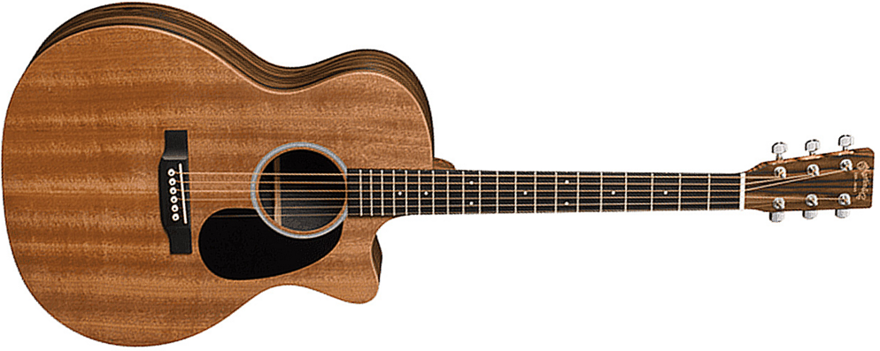 Martin Gpcx2ae Macassar Auditorium Cw Epicea Hpl Sonitone 2016 - Natural Satin - Acoustic guitar & electro - Main picture