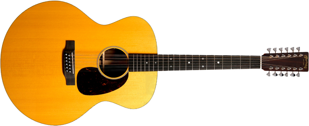 Martin Grand J16e 12-string Jumbo 12c Epicea Palissandre Eb - Natural Vintage Tint - Folk guitar - Main picture