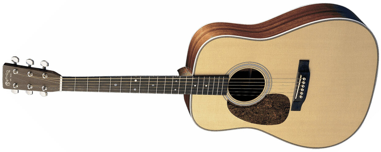 Martin Hd-28 Lh Gaucher Standard Dreadnought Epicea Palissandre - Natural - Acoustic guitar & electro - Main picture