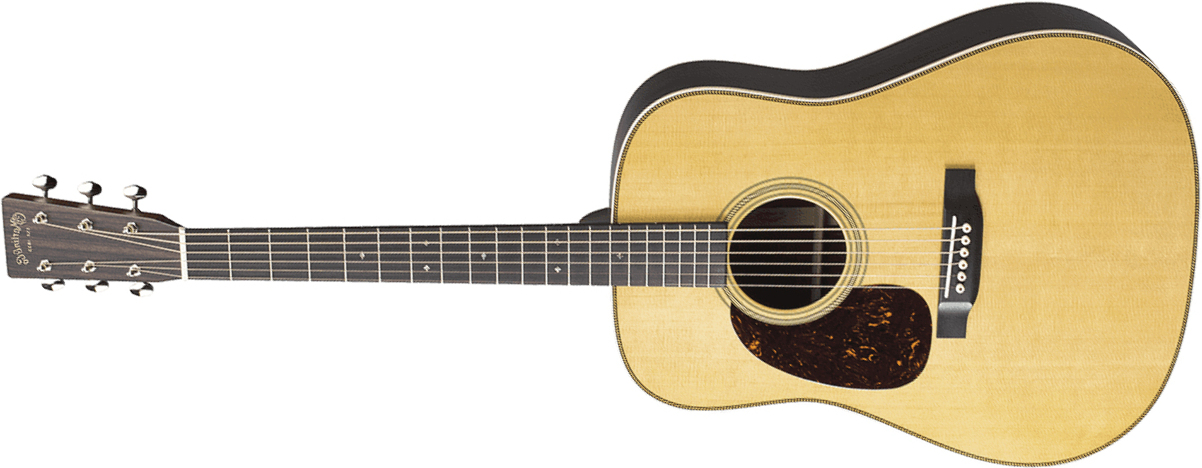 Martin Hd28 Lh Standard Golden Era Dreadnought Gaucher Epicea Palissandre Eb - Gloss Natural - Folk guitar - Main picture