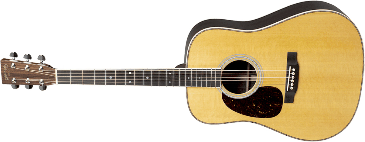 Martin Hd35 Lh Standard Golden Era Dreadnought Gaucher Epicea Palissandre Eb - Gloss Natural - Folk guitar - Main picture