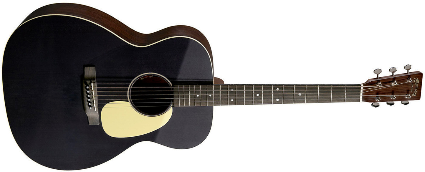 Martin J16e Jumbo Epicea Palissandre Eb - Black Smoke - Folk guitar - Main picture