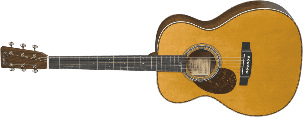 Martin John Mayer Omjm Lh Signature Orchestra Model Gaucher Epicea Palissandre Eb - Natural Antique Toner - Acoustic guitar & electro - Main picture