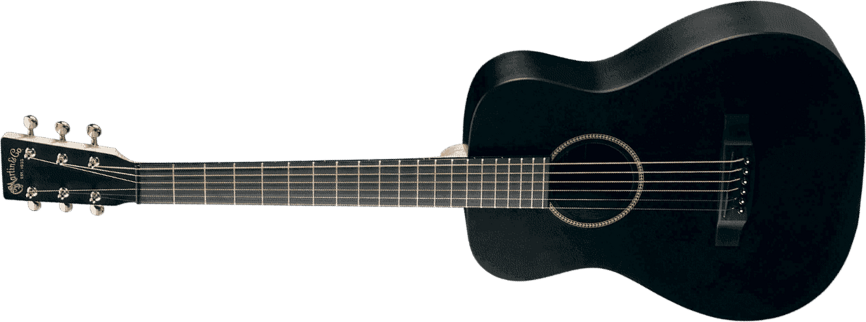 Martin Lx Little Martin Gaucher - Black Satin - Acoustic guitar & electro - Main picture