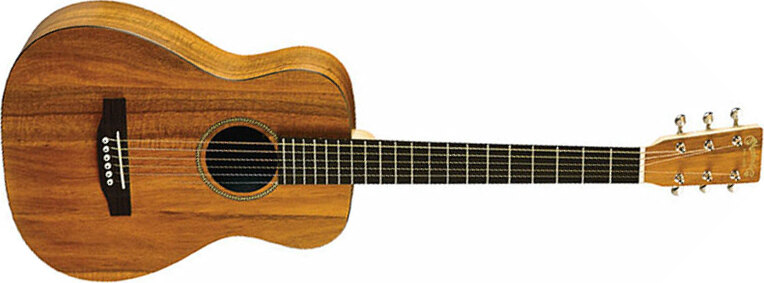 Martin Lxk2 Little Martin Dreadnought Mini Tout Koa Hpl Ric - Hpl Natural - Travel acoustic guitar - Main picture