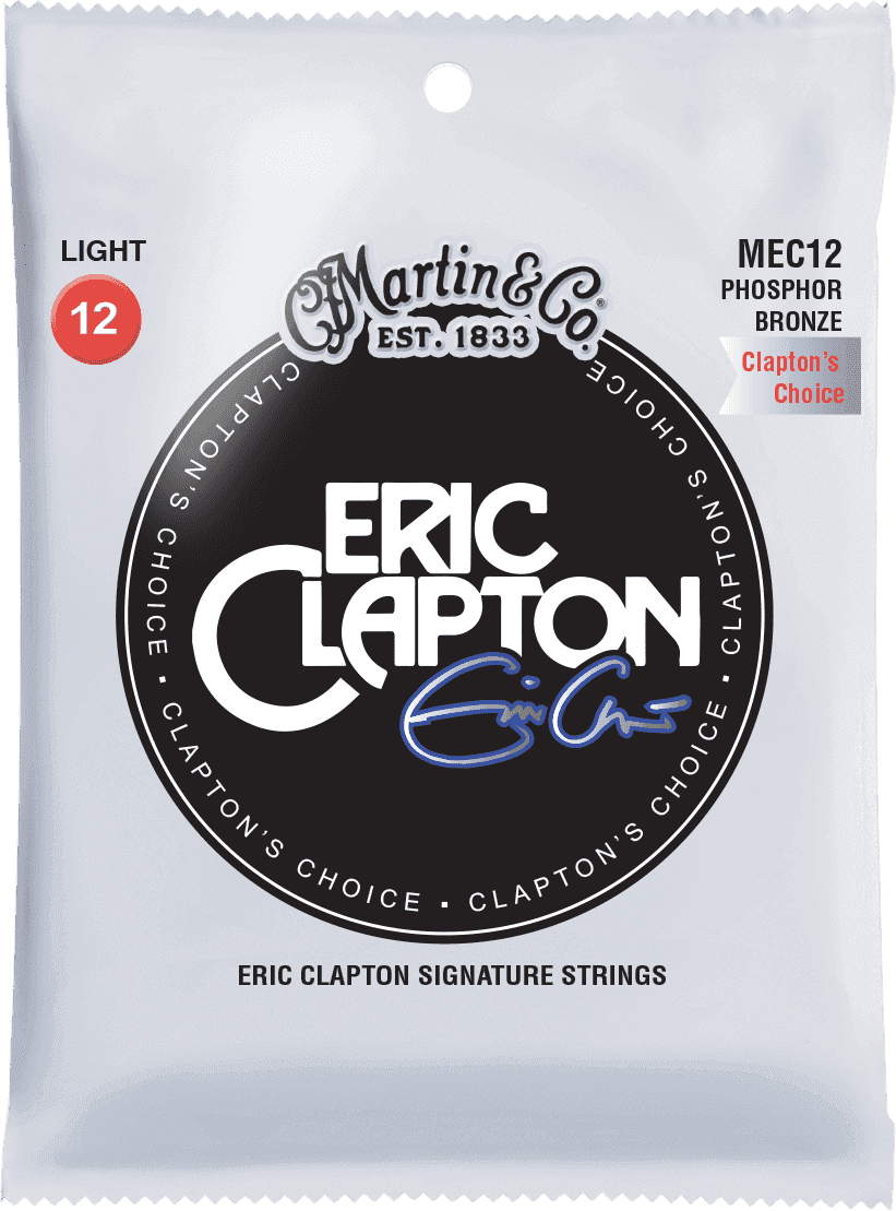 Martin Mec12 Eric Clapton 92/8 Phosphor Bronze Acoustic Guitar 6c 12-54 - Acoustic guitar strings - Main picture