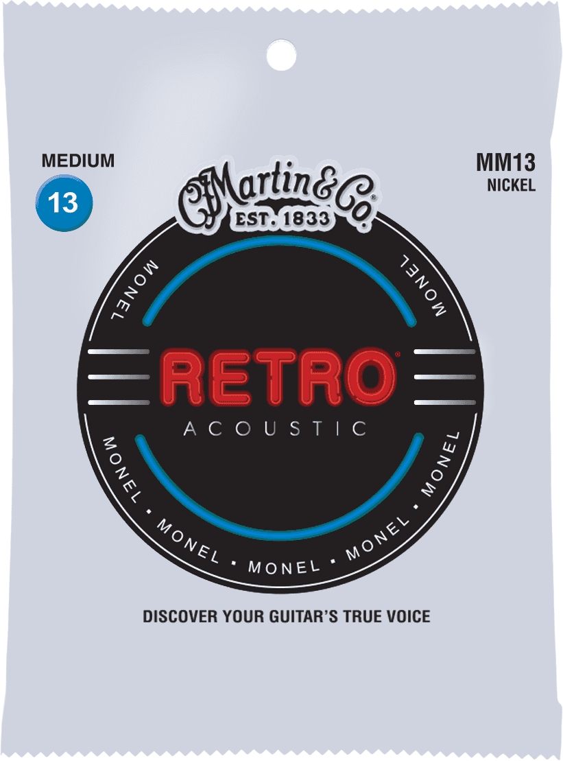 Martin Mm13 Retro Monel Acoustic Guitar 6c 13-56 - Acoustic guitar strings - Main picture