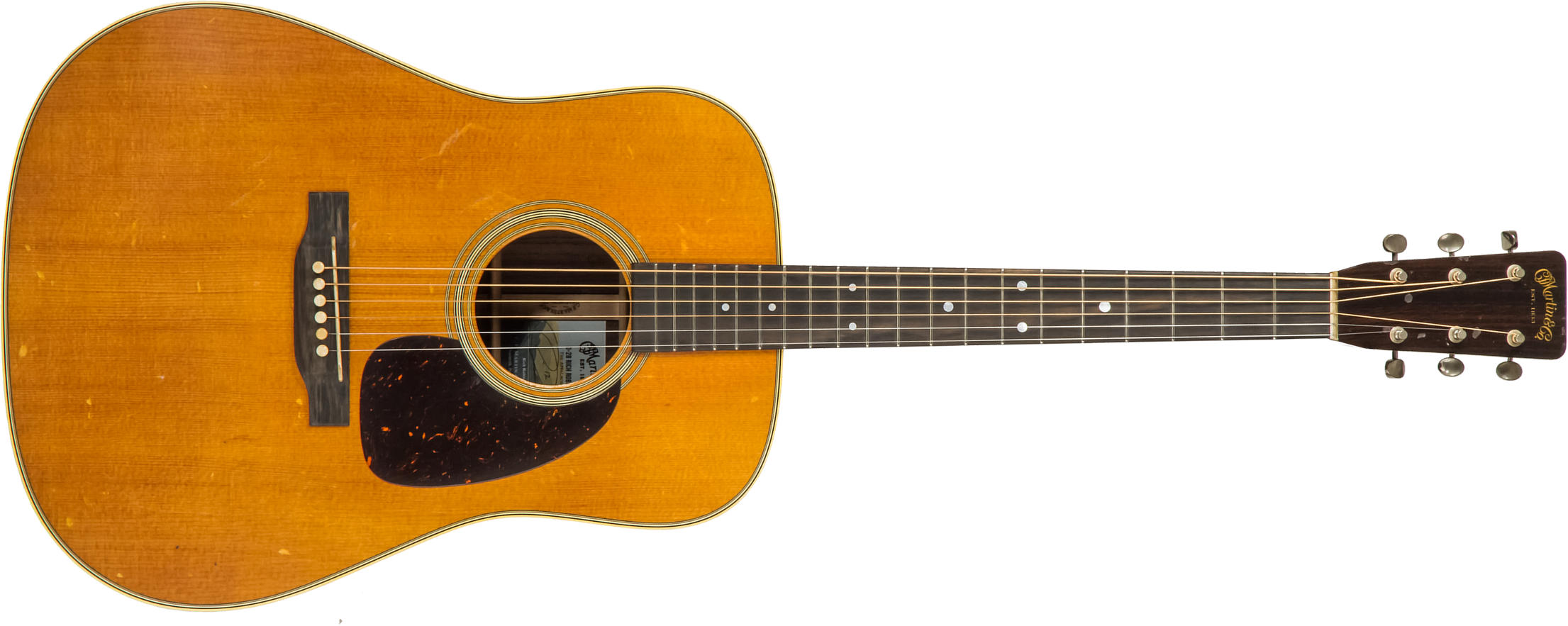 Martin Rich Robinson D-28 Signature Dreadnought Epicea Palissandre Eb - Aged Vintage Natural - Acoustic guitar & electro - Main picture