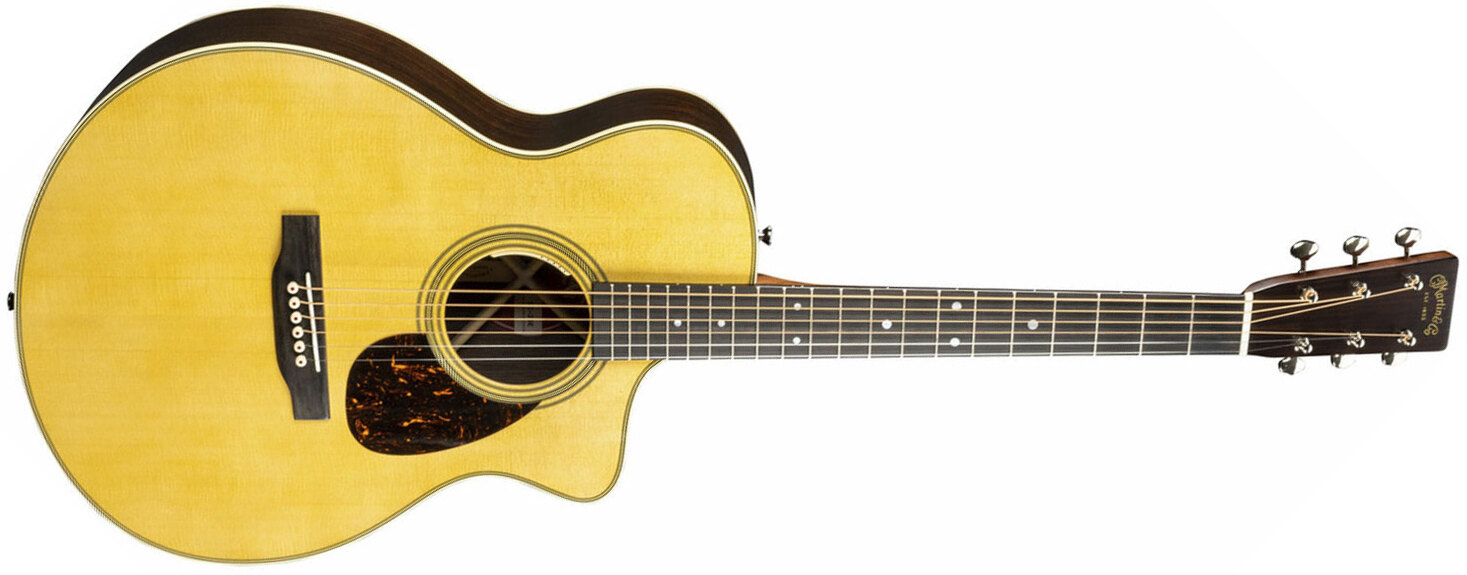 Martin Sc-28e Lr Baggs Anthem Standard Om Cw Epicea Palissandre Eb - Natural - Electro acoustic guitar - Main picture