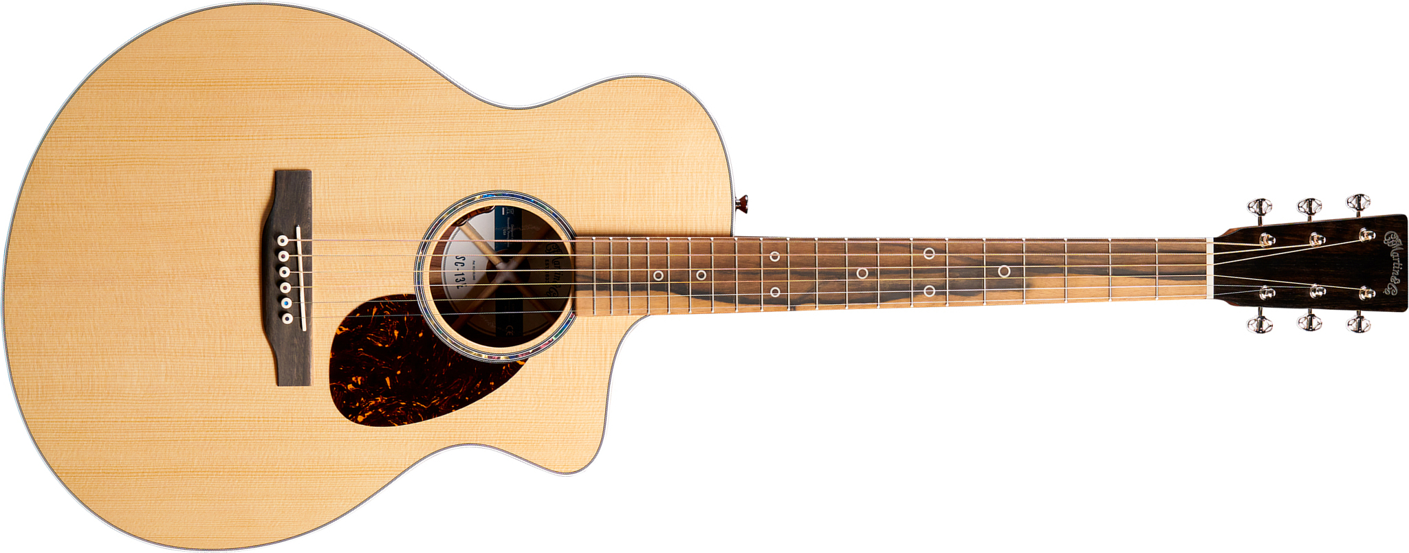 Martin Sc13e Modern Road Om Cw Epicea Koa Eb - Natural - Folk guitar - Main picture