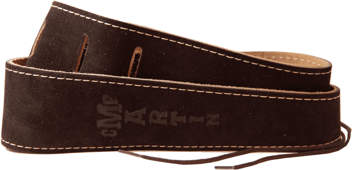 Martin Suede Strap 18a0017 2.5inc. Cuir Brown - Guitar strap - Main picture