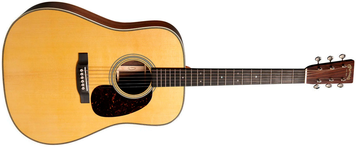 Martin Super Hd28 Standard Dreadnought Epicea Palissandre Eb - Natural Aging Toner - Folk guitar - Main picture