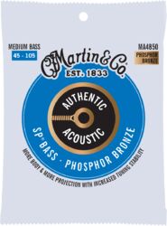 Acoustic bass strings Martin MA4850 Acoustic Bass 4-String Set Authentic SP 80/20 Bronze 45-105