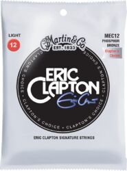Acoustic guitar strings Martin MEC12 Eric Clapton 6-String Acoustic Guitar 92/8 Phosphor Bronze 12-54 - Set of strings