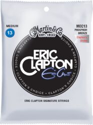 Acoustic guitar strings Martin MEC13 Eric Clapton 6-String Acoustic Guitar 92/8 Phosphor Bronze 13-56 - Set of strings