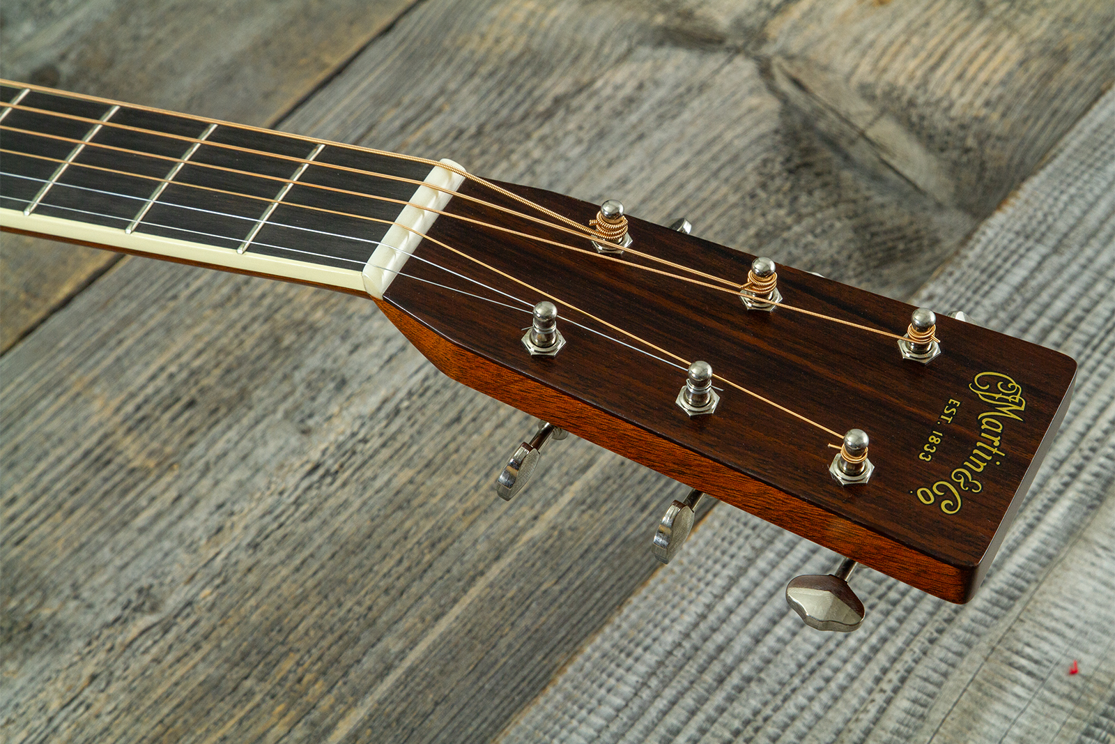 Martin Custom Shop 000 Epicea Adirondack / Palissandre Indian Eb #2703350 - Natural Aging Toner - Folk guitar - Variation 6