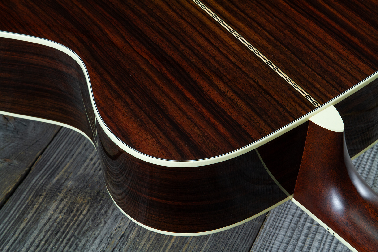 Martin Custom Shop 000 Epicea Adirondack / Palissandre Indian Eb #2703350 - Natural Aging Toner - Folk guitar - Variation 8