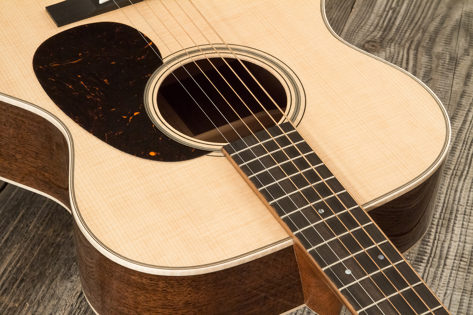 Martin Custom Shop 000 Shsc Epicea / Black Walnut Eb #2929870 - Natural - Folk guitar - Variation 5