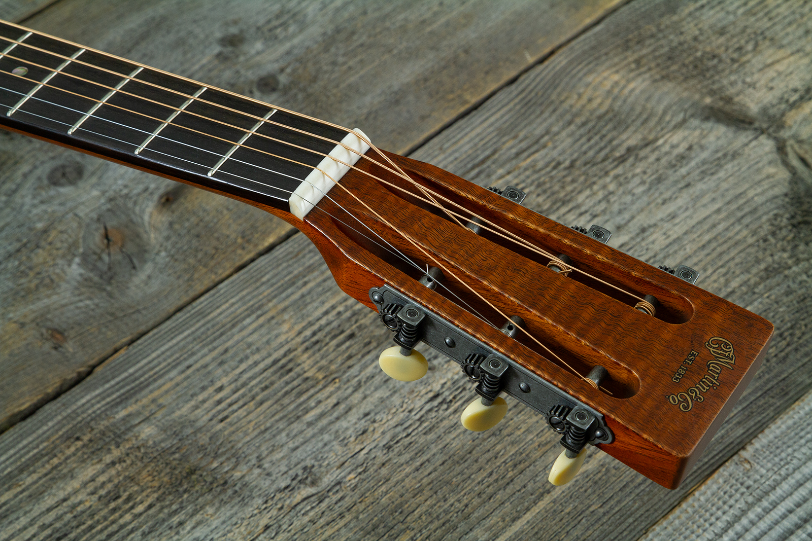 Martin Custom Shop 012f 12-fret Shsc Epicea Englemann / Acajou Eb #2964115 - Natural Aging Toner - Folk guitar - Variation 7