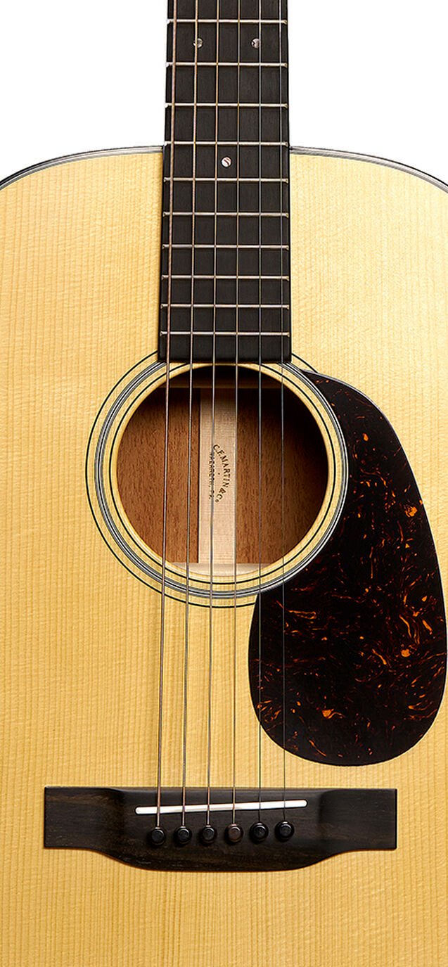 Martin Custom Shop 018 Parlor Shsc Epicea Acajou Eb - Natural Vintage Gloss Aging Toner - Folk guitar - Variation 2
