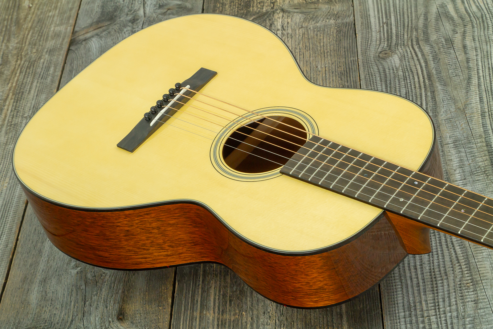 Martin Custom Shop Cs-00-c25004861 Grand Concert Shsc Epicea Adirondack / Acajou Eb #2957971 - Natural Aging Toner - Folk guitar - Variation 2