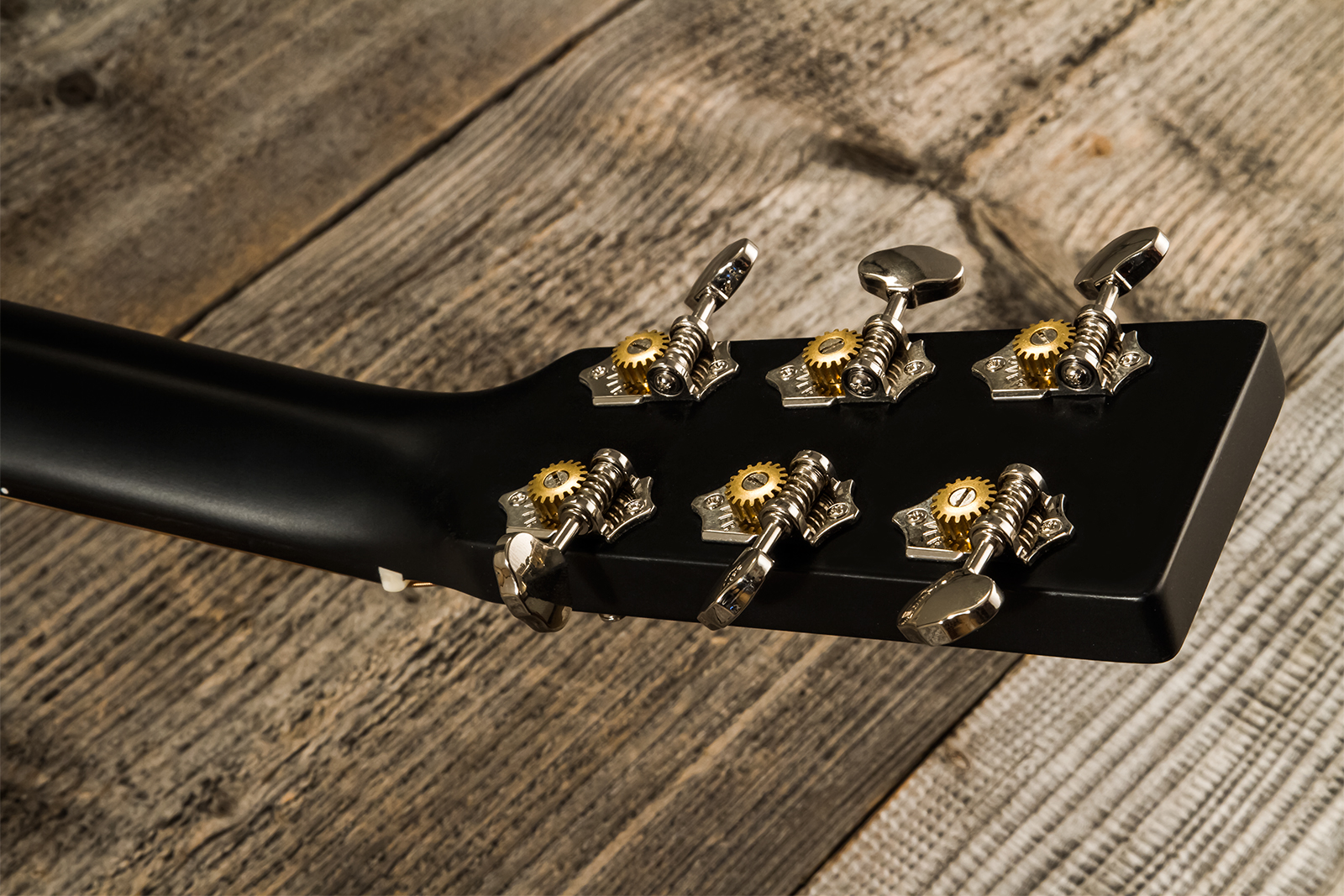 Martin Custom Shop Cs-000-3764624 Shsc Epicea Europeen / Acajou Sinker Eb #2720463 - Black Gloss - Folk guitar - Variation 9