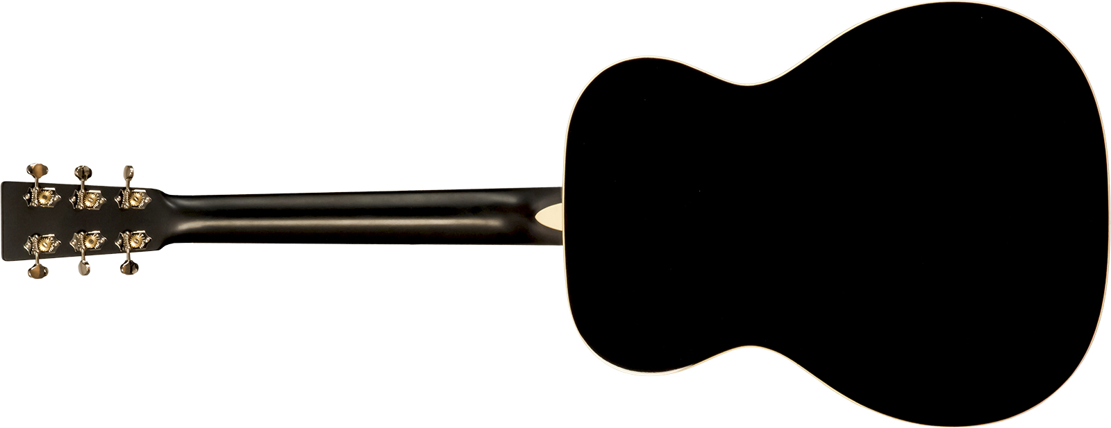 Martin Custom Shop Cs-000-3764624 Shsc Epicea Europeen / Acajou Sinker Eb #2720463 - Black Gloss - Folk guitar - Variation 1