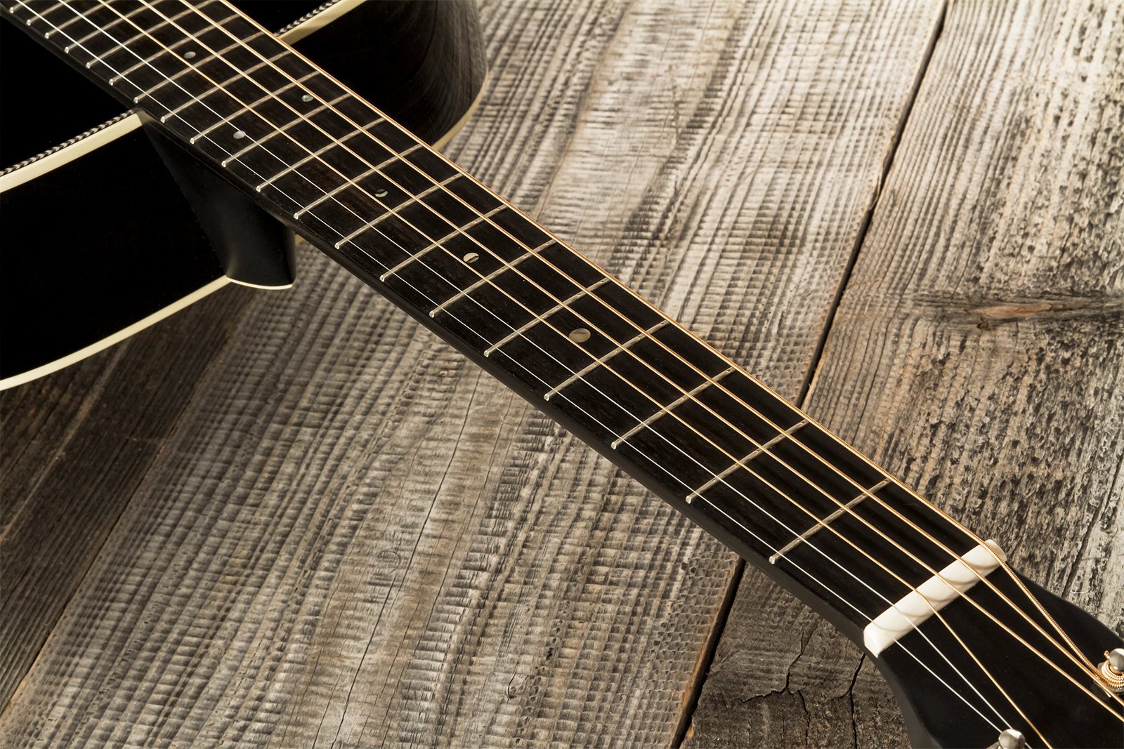 Martin Custom Shop Cs-000-3764624 Shsc Epicea Europeen / Acajou Sinker Eb #2720463 - Black Gloss - Folk guitar - Variation 5