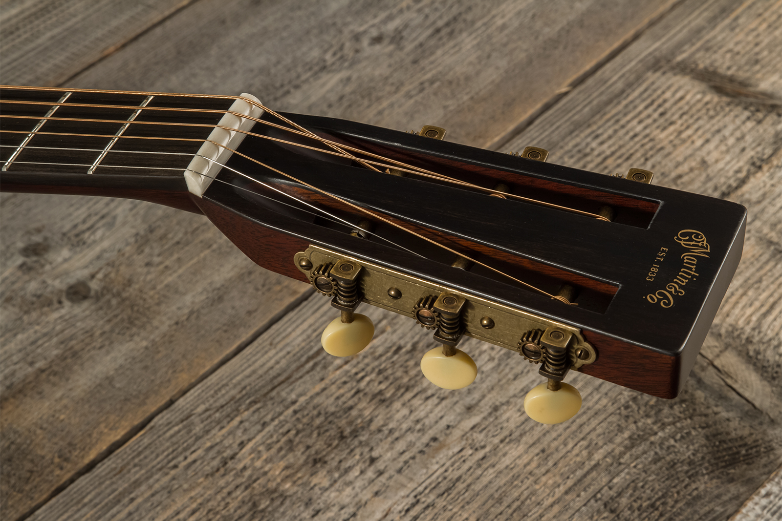Martin Custom Shop Cs-0012-c2055903 12-fret Shsc Epicea Carpathes / Myrte Eb #2707286 - 1933 Ambertone - Folk guitar - Variation 9